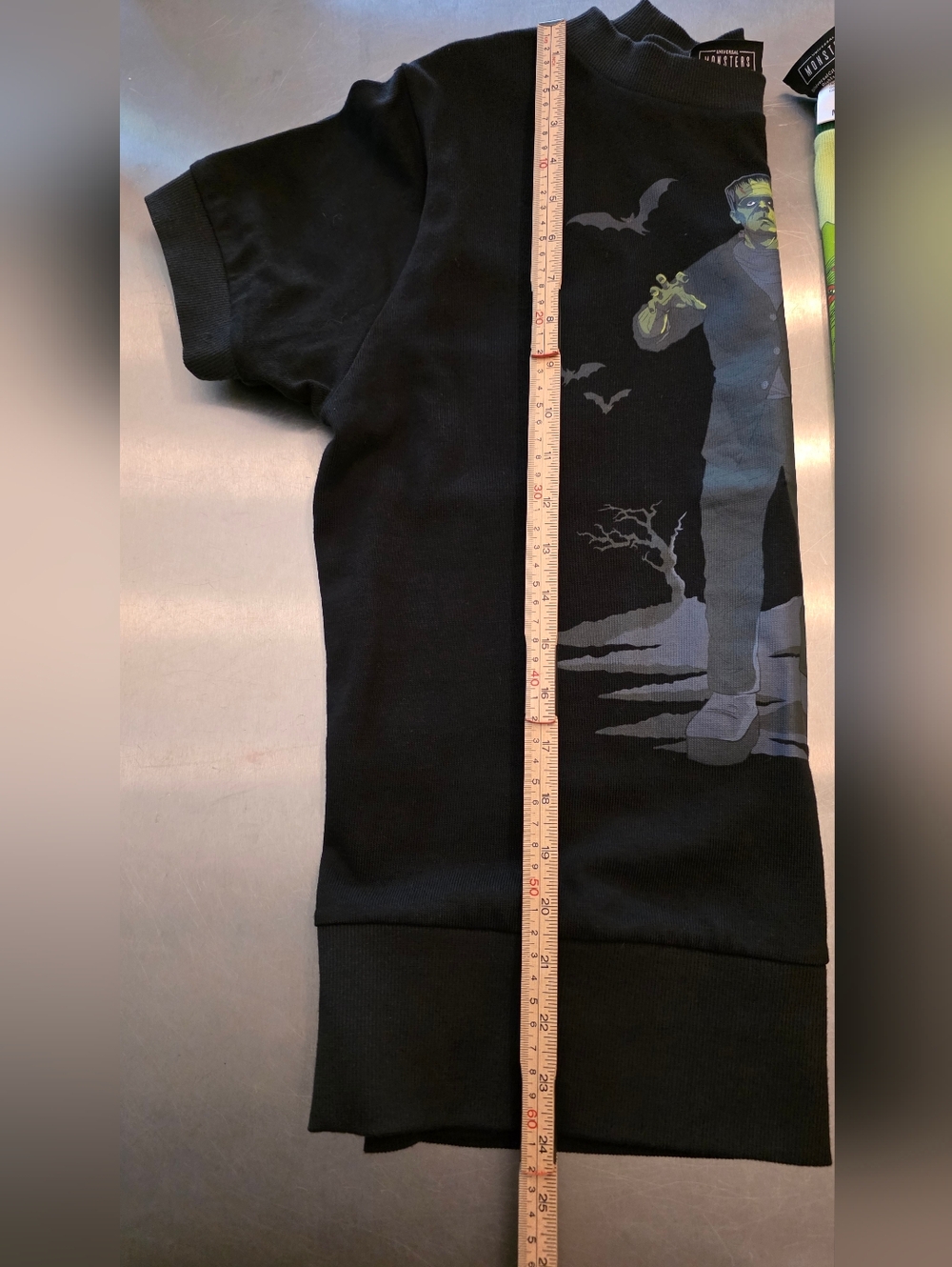 Universal Monsters Black Frankenstein Graphic Knit Top M/L - Picture 5 of 5